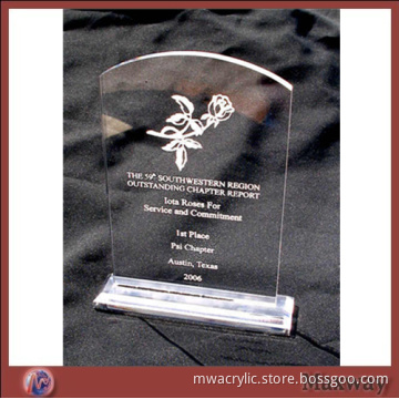 Clear Small Vertical Acrylic Award